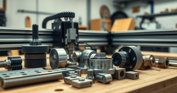 Peças para CNC Router essenciais para otimizar sua produção e garantir qualidade
